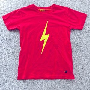 Aviator Nation Lightning Bolt Kids Tee, size 10